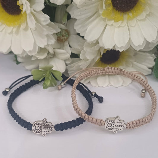 Silver Hamsa Bracelet