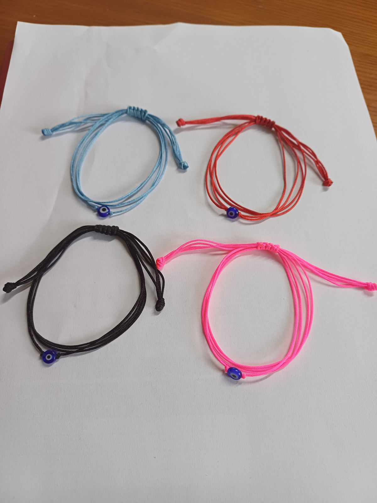 Multi Cord Evil Eye Bracelet