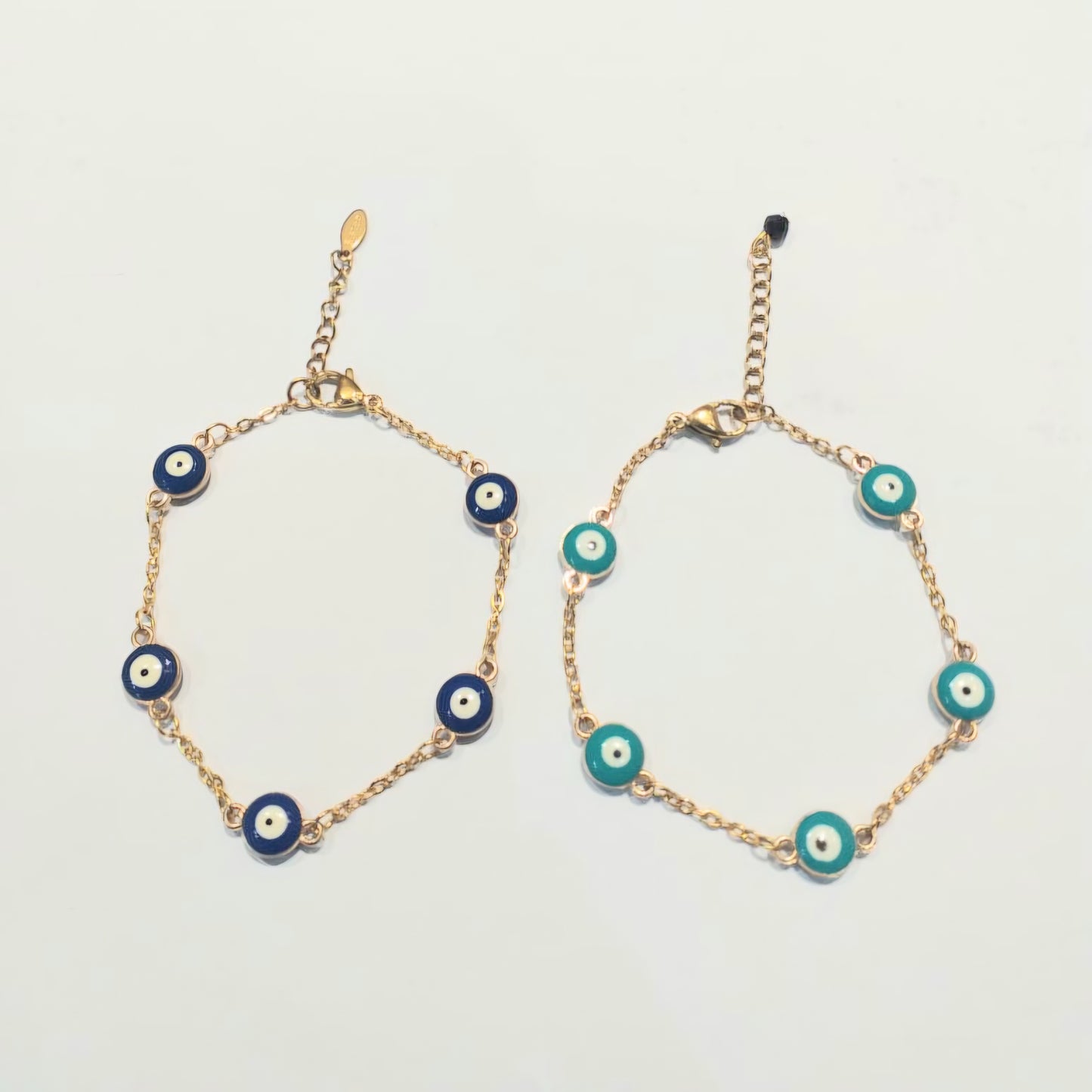 Enamel Evil Eye Bracelet