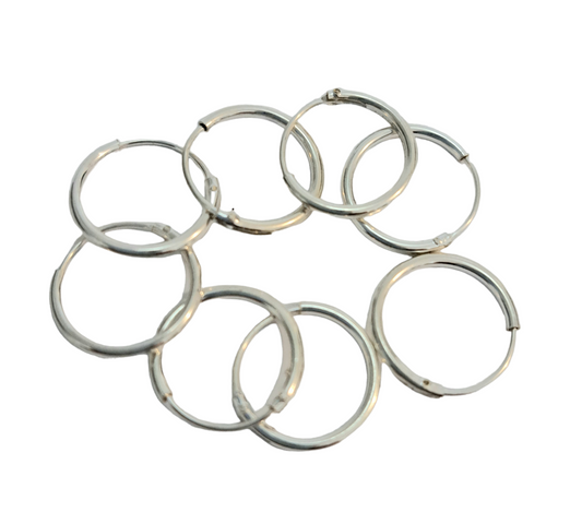 Sterling Silver Loop Earrings