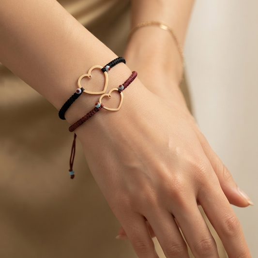 Small Rosegold Heart Bracelet