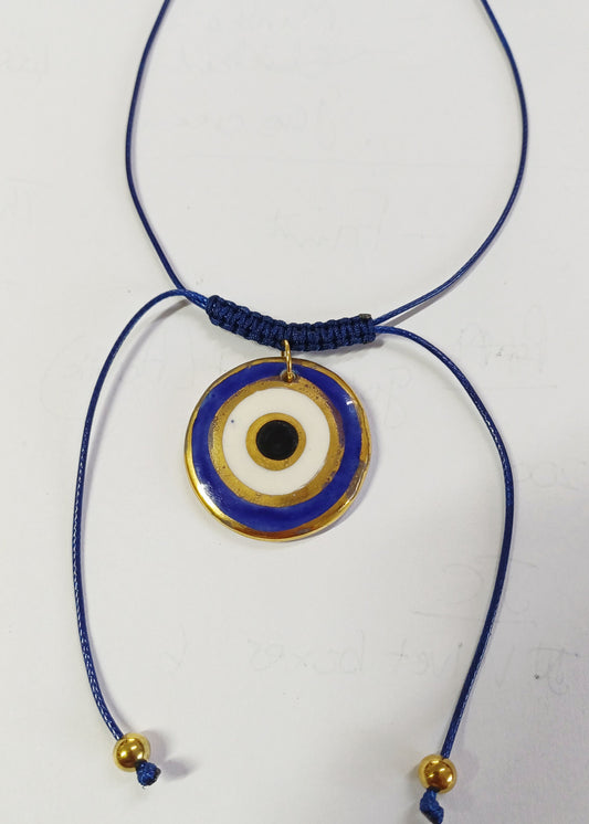 Ceramic Evil Eye Necklaces