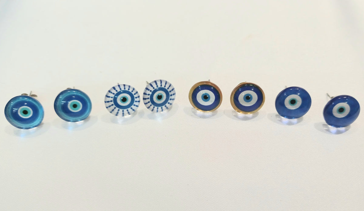 Evil Eye Stud Earrings