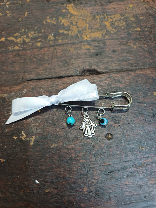 Bay Pin with Hamsa