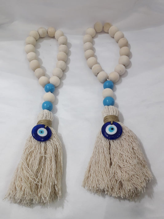 Evil Eye Garland with Tassel