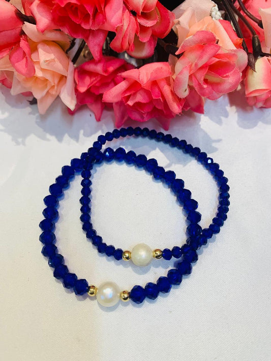 Fresh Water Pearls and Crystal Bracelets