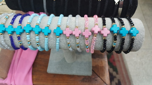 Square Cross Bracelets